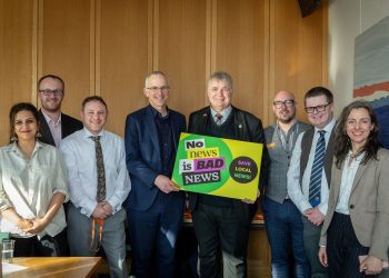 Melksham News joins MPs in Parliament to discuss future of local news