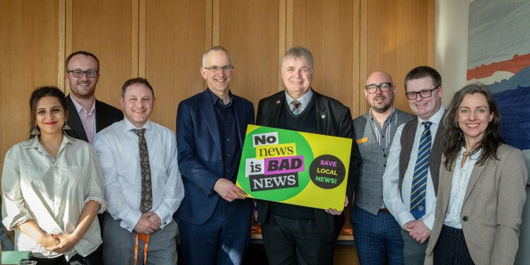 Melksham News joins MPs in Parliament to discuss future of local news