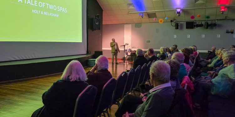 Spas and churches at history group’s talk