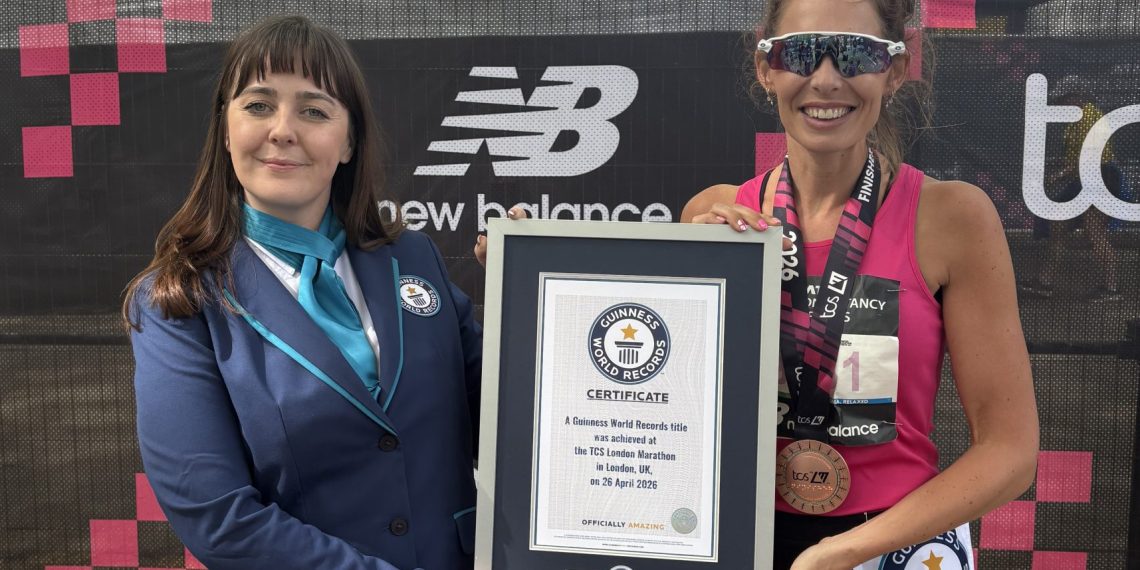 Melksham runner  sets world record at London Marathon