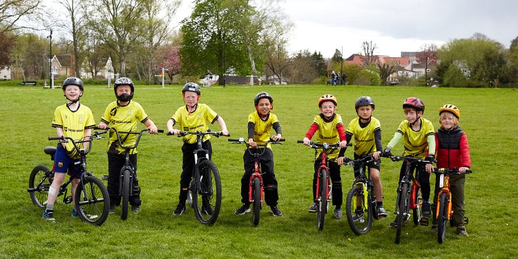 Young footballers raise funds for club’s 150th anniversary campaign