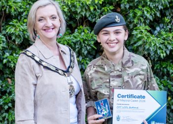Army cadet takes on special civic role