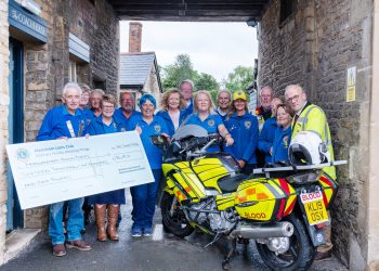 Lions reach fundraising milestone for new blood bike
