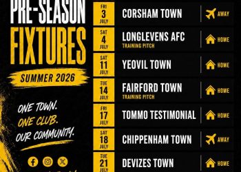 Melksham Town pre-season fixtures