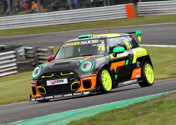 Melksham driver continues Mini Challenge campaign at Oulton Park