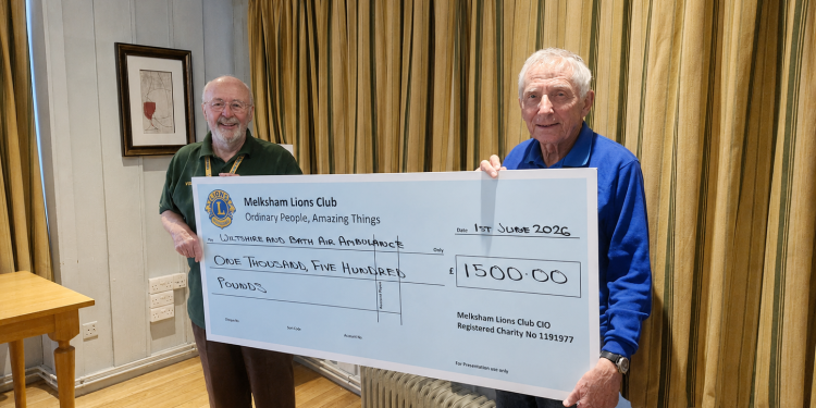 Lions donate raffle funds to air ambulance