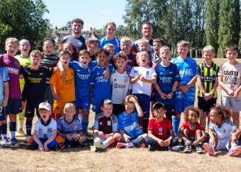 Melksham youngsters enjoy free football in park