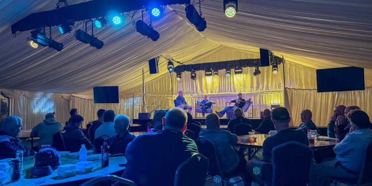 Men come together for evening of conversation and support